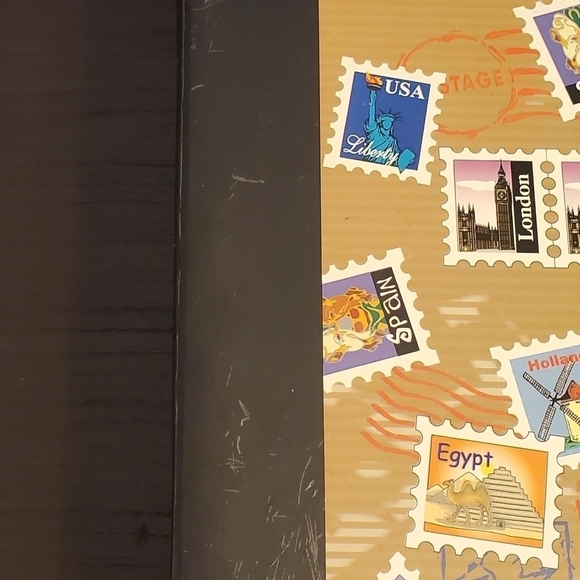 VINTAHE Stamp Collection Album Stock Book A4 9 x 12 36 Black Pages - Picture 7 of 11